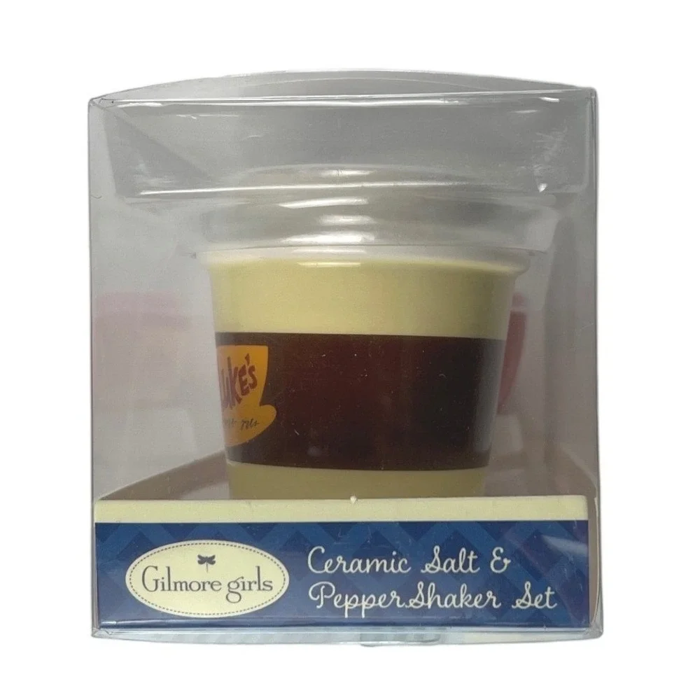Gilmore Girls Luke's Diner Salt &‎ Pepper Shaker Set Ceramic Collectible